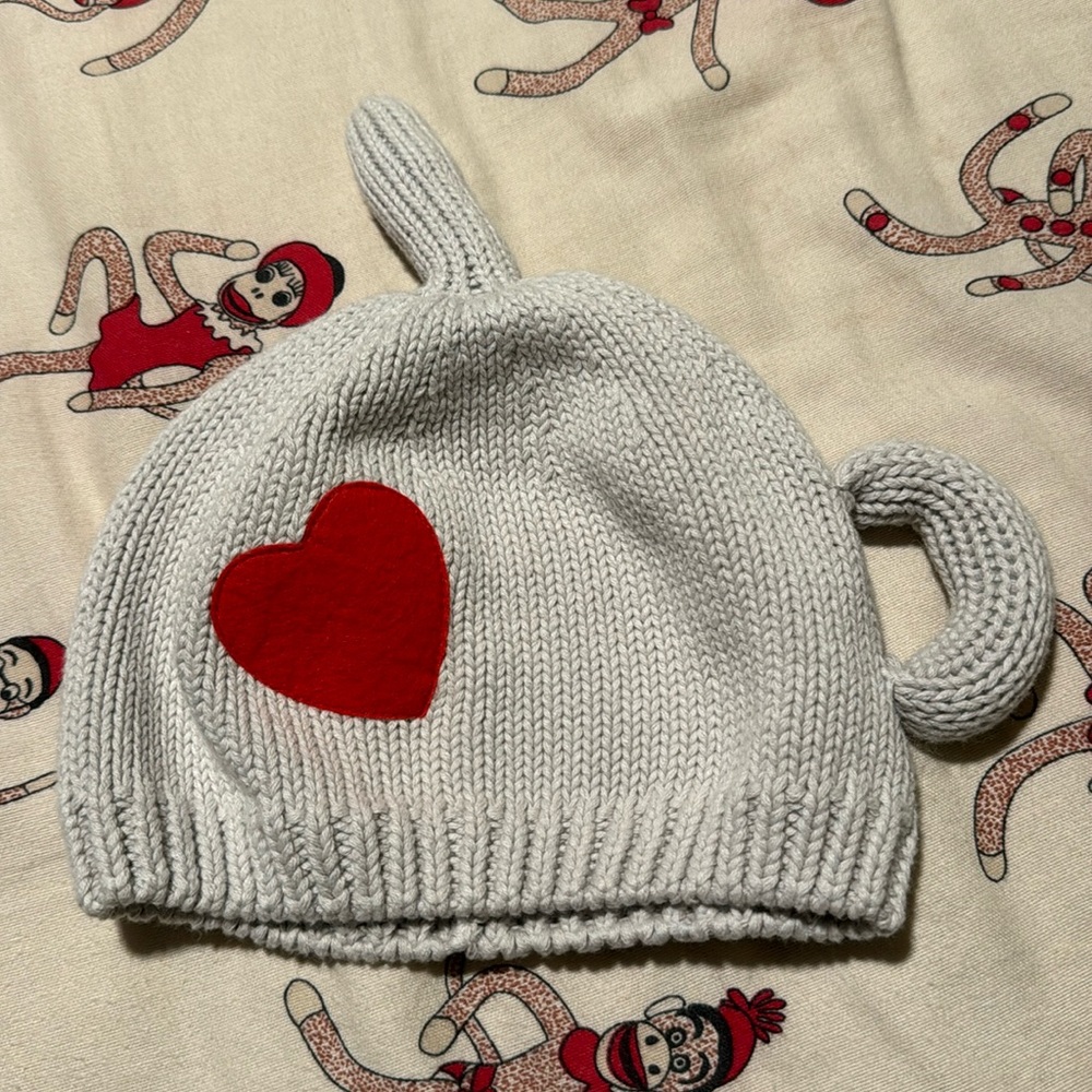 Hanna Andersson wizard of Oz Tin Man Woodman Hat Knit L 6-12 yrs